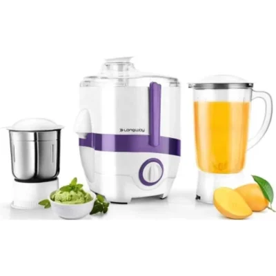 Longway Juicy 600W ABS Plastic Purple Juicer