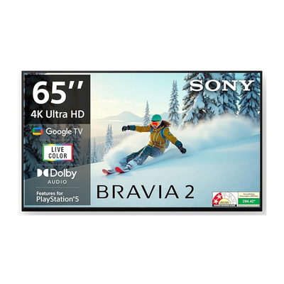 Sony 164 cm (65 inches) BRAVIA 2 4K Ultra HD Smart LED Google TV